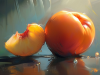 每天一个桃子，健康生活的艺术，每日一桃，健康