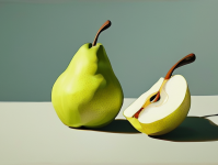 每天一个梨子，一梨，健康生活